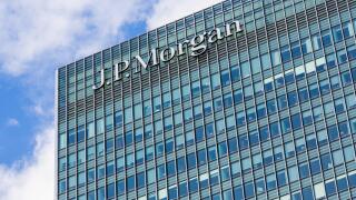 JP Morgan offices in Canary Wharf, Docklands, London, England