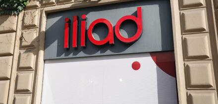 Palermo, Italy. 20th Nov, 2025. An exterior view of an Iliad store in Palermo, Italy, on November 20, 2025. The French telecoms group highlighted the strong performance of its Italian subsidiary, which now counts 12.4 million mobile users and remains a ke