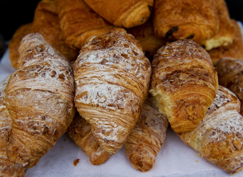 Almond croissants