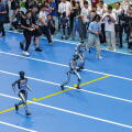 The opening ceremony of the World Humanoid Robot Games is held in Beijing, China. 14th Aug, 2025. (Photo by Imaginechina/Sipa USA) Credit: Sipa US/Alamy Live News