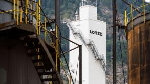 FILE - This July 22, 2015 file picture shows a factory of Swiss company Lonza Group AG, in Visp, Switzerland. Pharmaceutical supplier Lonza of Switzerland says it is buying InterHealth Nutraceuticals, Inc., a California-based company that makes ingredient