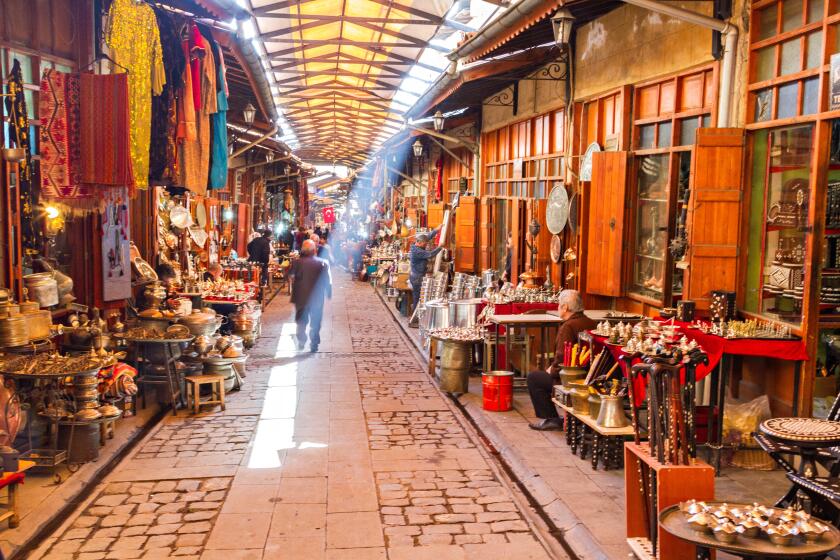Old bazaar in Gaziantep, Turkey.