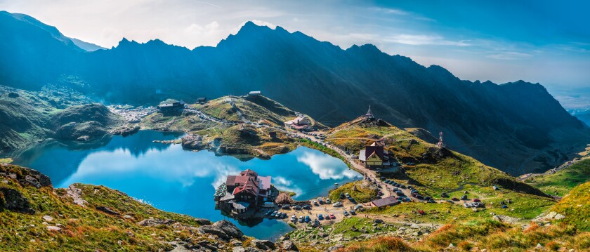 Transfagarasan Balea lake - Balea Lake, is a glacier lake situat