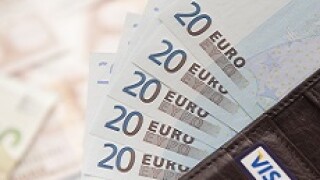 Wallet full of euros