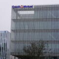 Credit Mutuel office building with glass facade in Nantes, France, showing modern corporate architecture in the city?s business district.
Nantes