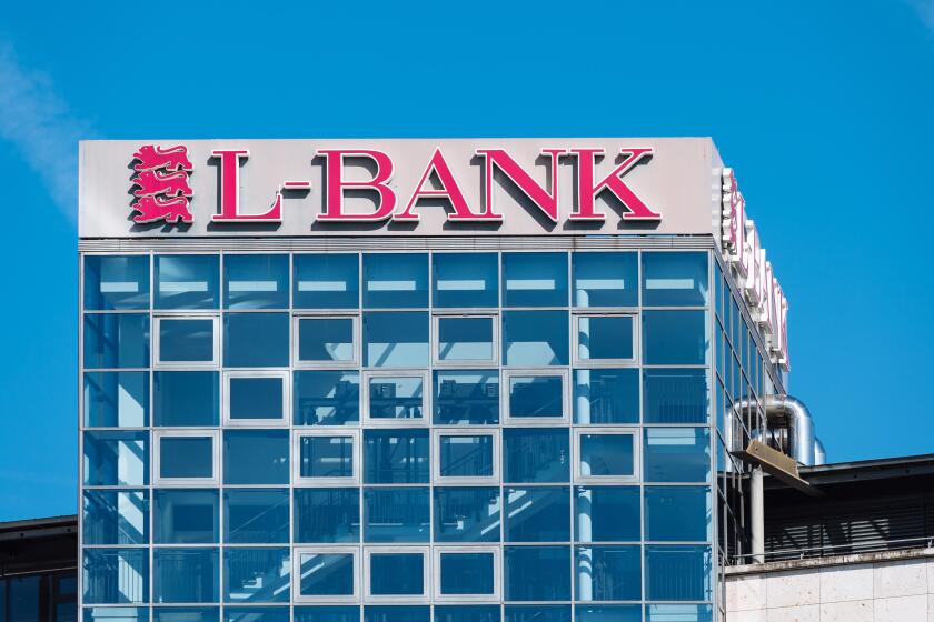 L-Bank administration building, state bank of Baden-Wurttemberg, Stuttgart, Baden-Wurttemberg, Germany