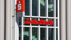 FRANKFURT, GERMANY : the logo of the brand "Deka Bank", Frankfurt am Main , Germany.