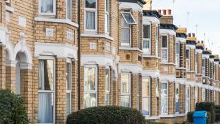 uk terraced housing in Hull, Yorkshire, England, UK