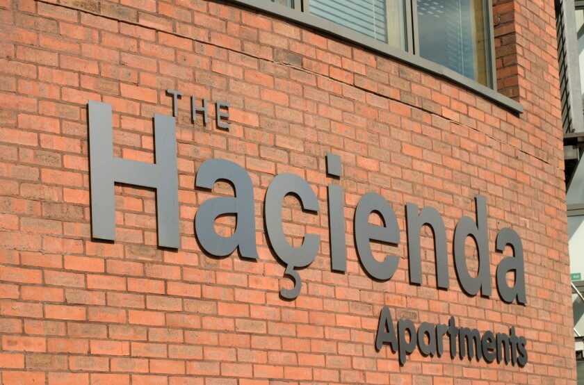 Hacienda apartments manchester built on the site of the famous night club
