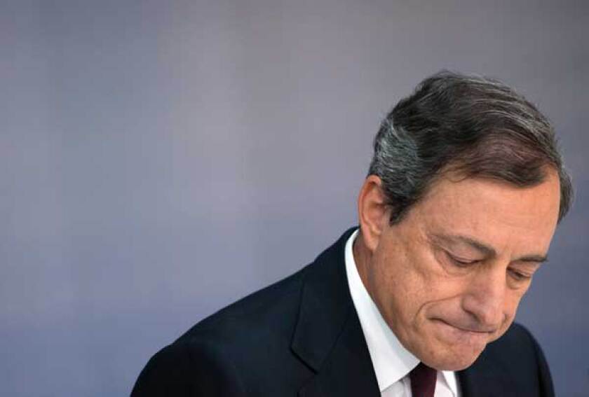 Draghi sad face