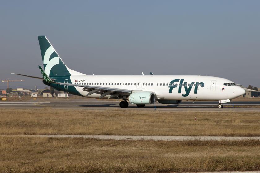 A Flyr Boeing 737-800 just landed at Verona Villafranca (airport) carrying some skiers to run the Marcialonga race. Flyr AS is a Norwegian low-cost passenger airline. Headquartered in Oslo