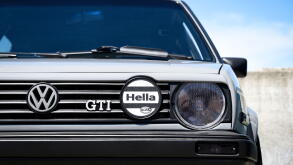 Volkswagen Golf GTI at a car show