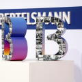 Logo at the Bertelsmann Summer Party 2025 at the Bertelsmann Representative Office in Berlin on 11 September 2025