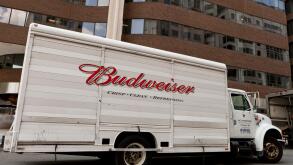 Budweiser beer delivery truck - USA