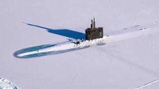 Arctic. 14th Apr, 2022. The Los Angeles-class fast-attack submarine USS Pasadena (SSN 752) breaks through the ice in ICEX, which happened concurrently with Arctic Edge 2022, March 12, 2022. Arctic Edge is a U.S. Northern Command biennial defense exercise 