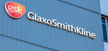 GSK logo, GlaxoSmithKline logo, Dresden, Germany