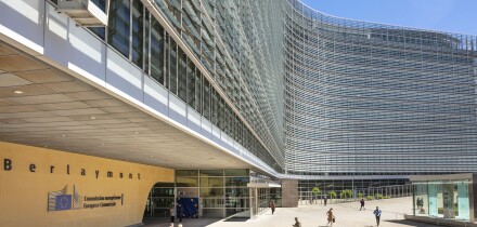European Commission headquarters building EU commission building european commission building Berlaymont building, Brussels, Belgium, EU, Europe