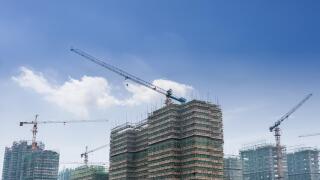 real estate construction site. Image shot 04/2015. Exact date unknown.