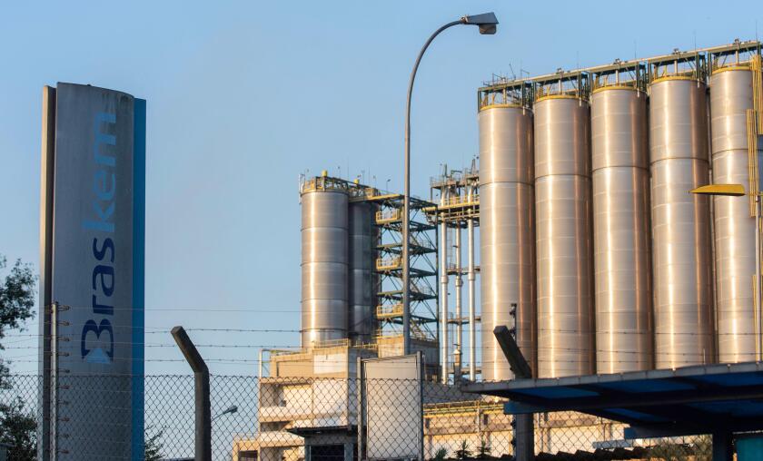 SAO PAULO, SP - 11.07.2019: ODEBRECHT PODE PERDER AEOES DA BRASKEM - Braskem plant is seen in Santo Andre, ABC Paulista region, on the afternoon of this Thursday (11). The court decided to allow Odebrecht's creditors to take possession of petrochemical sh