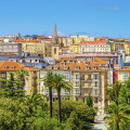Skyline of Santander Spain