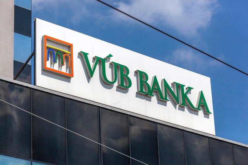 VUB Banka sign, Slovakia, Europe