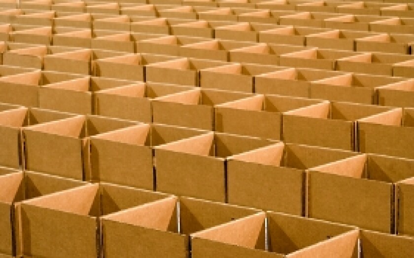 Cardboard boxes