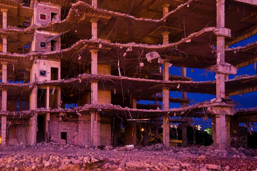 Demolition in progess