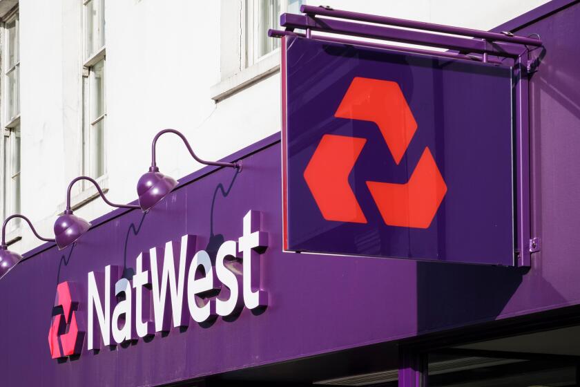 NatWest bank branch on Upper Street, Borough of Islington, London, England, U.K.