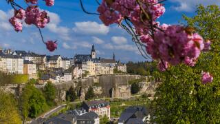 Luxembourg city cityscape. Image shot 09/2017. Exact date unknown.