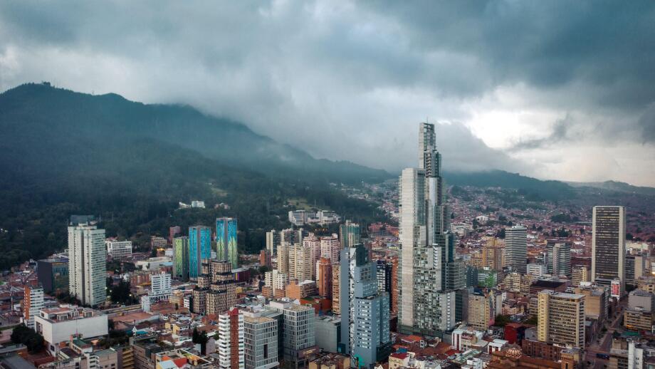 Bogota Skyline during Sunset, Colombia