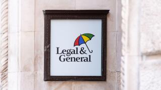 Legal and General outside Legal and General Investment Management building, Liverpool, England, UK