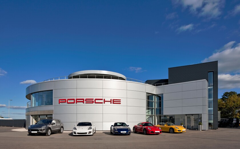 The Porsche Experience Centre at Siverstone.