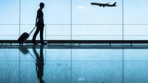 travel concept, people in the airport