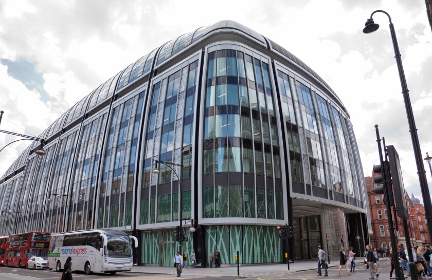 Park House Building on Oxford Street Junction - London UK