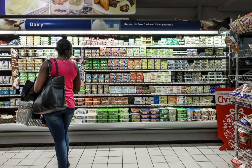 Cape Town South Africa,African,City Centre,center,Pick n Pay,grocery store,supermarket,interior inside,food,sale,shelf shelves shelving,product produc