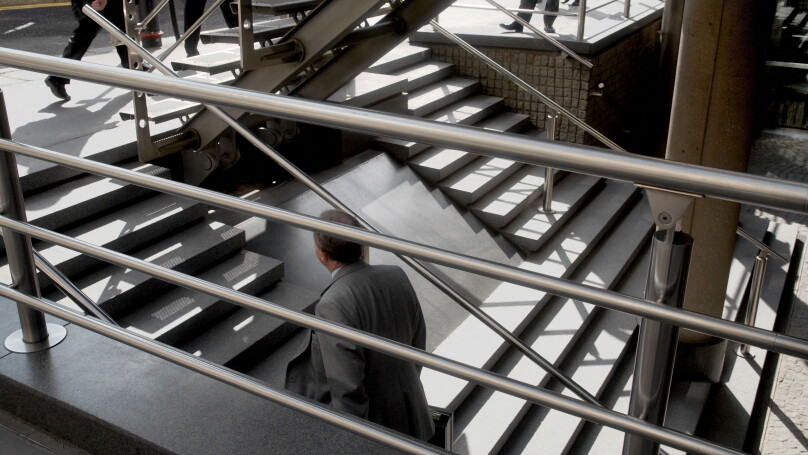 stairs in the city of london