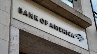 London, UK- May 5, 2022:Bank of America in London