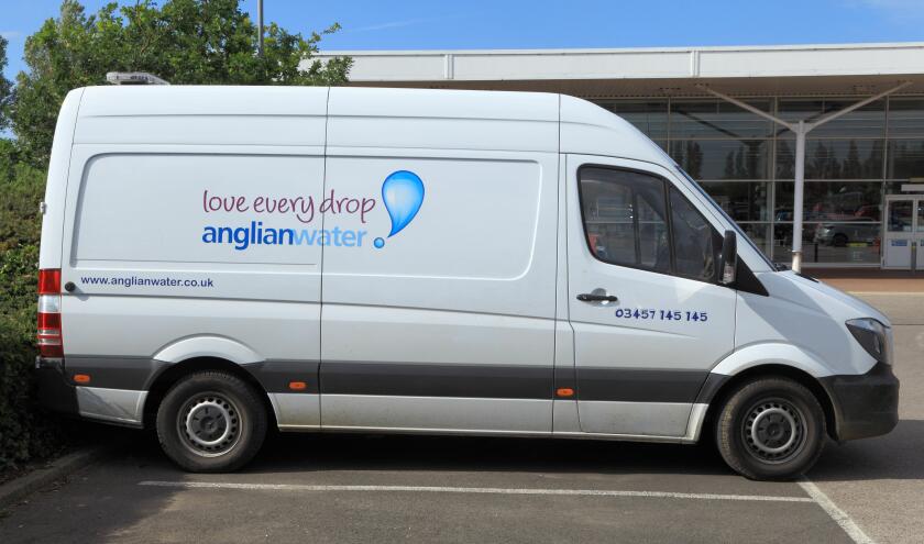 Anglian Water, water board, company, vehicle, van, England, UK