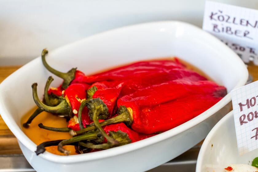 Cooked Chili Pepper Served in A Deep Platter. Image shot 10/2014. Exact date unknown.