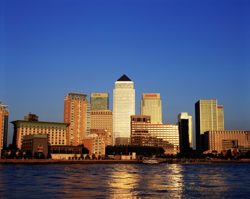 Apartments Britain British Isles Canary Wharf City City Skyline Cityscape Docklands England Europe Finance