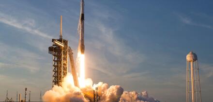 NASA's SpaceX Crew-10 launches aboard a SpaceX Falcon 9 rocket carrying the Dragon spacecraft piloted by astronaut and U.S. Air Force Maj. Nichole 'Vapor' Ayer, from Kennedy Space Center, Florida, USA., 14 March 2025.   Editorial Use Only. Not for Endorse