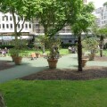 Hanover Square in Mayfair, London, UK.