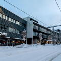 Nesttun town, outside city of Bergen, Norway.