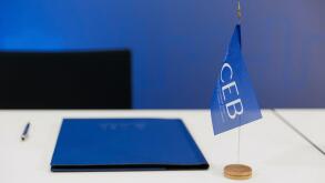 Berlin, Deutschland. 11th June, 2024. The Council of Europe Development Bank (CEB) is the oldest international financial institution in Europe and was founded by an agreement between eight member states of the Council of Europe in 1956. CEB, Berlin, 11.06