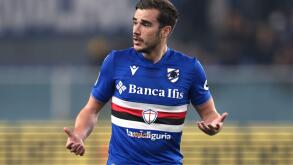 Genoa, Italy, 13th February 2023. Harry Winks of UC Sampdoria reacts during the Serie A match at Luigi Ferraris, Genoa. Picture credit should read: Jonathan Moscrop / Sportimage