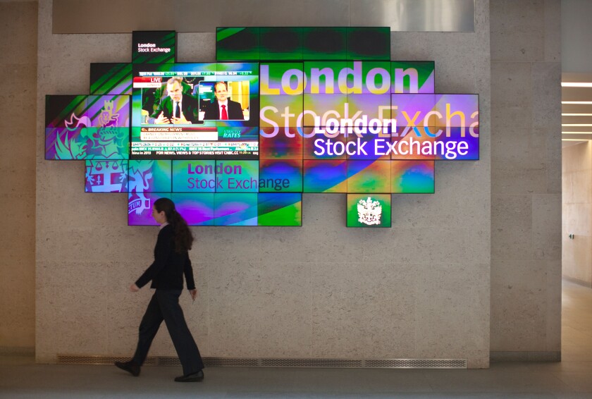 London Stock Exchange, Paternoster Square, London, England, UK