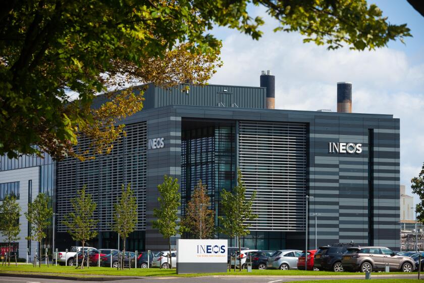 The modern looking INEOS Grangemouth Headquarters in Scotland.