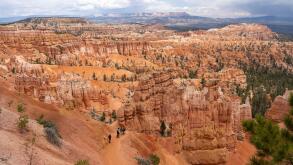 People visiting Bryce Canyon National Park in southern Utah, USA