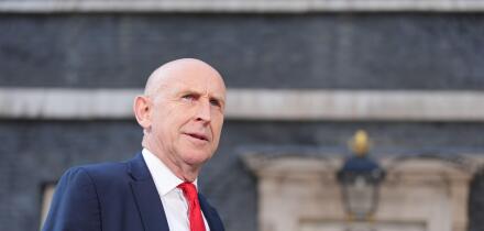 Newly appointed Chancellor of the Exchequer John Healey leaves number 11 Downing Street, London. New Prime Minister Andy Burnham has entered number 10 Downing Street and among his first tasks is the selection of his new Cabinet. Picture date: Monday July 