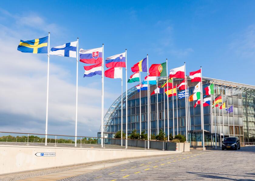 Headquarters of the European Investment Bank (EIB), the European Union's investment bank, located in the Kirchberg district in Luxembourg City.
